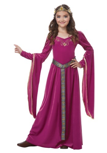 Click Here to buy Medieval Princess Girls Costume from HalloweenCostumes, CDN Funds & Shipping
