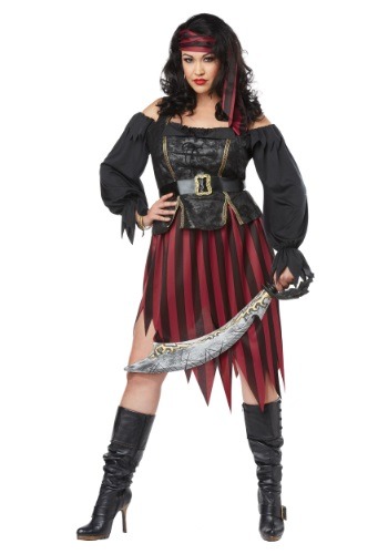 Womens Queen of the High Seas Plus Size Costume