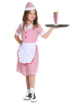 Girl's 50's Car Hop Costume Alt 2
