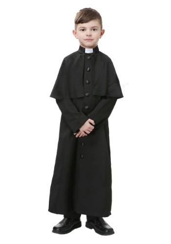 Click Here to buy Deluxe Priest Boys Costume from HalloweenCostumes, CDN Funds & Shipping