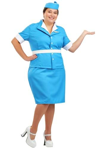 Click Here to buy Flight Crew Plus Size Womens Costume from HalloweenCostumes, CDN Funds & Shipping