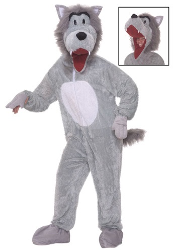 Click Here to buy Plush Storybook Wolf Costume from HalloweenCostumes, CDN Funds & Shipping