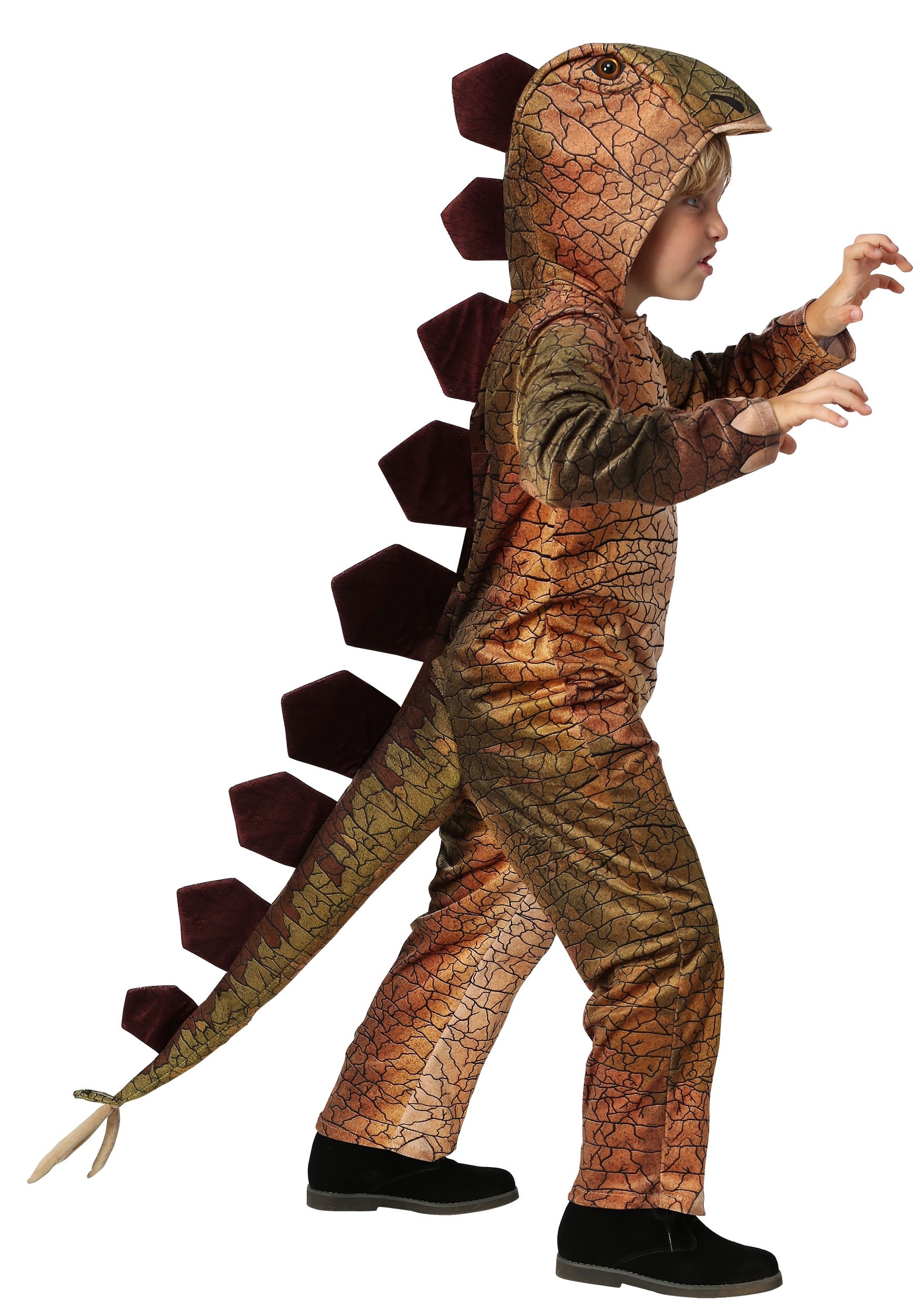 Spiny Stegosaurus Child Costume , Kids Dinosaur Costume