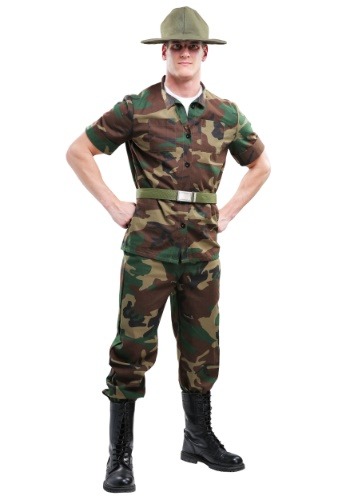 Click Here to buy Mens Drill Sergeant Costume from HalloweenCostumes, CDN Funds & Shipping