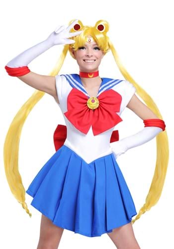 Click Here to buy Sailor Moon Wig for Women | Anime Girl Wig | Anime Cosplay Wig from HalloweenCostumes, CDN Funds & Shipping