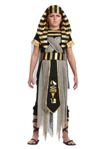 Click Here to buy All Powerful Pharaoh Boys Costume from HalloweenCostumes, CDN Funds & Shipping