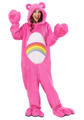 Click Here to buy Care Bears Deluxe Cheer Bear Adult Costume | Care Bears Costumes from HalloweenCostumes, CDN Funds & Shipping