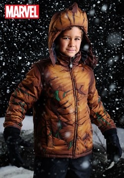 Marvel Groot Boys Puffer Coat