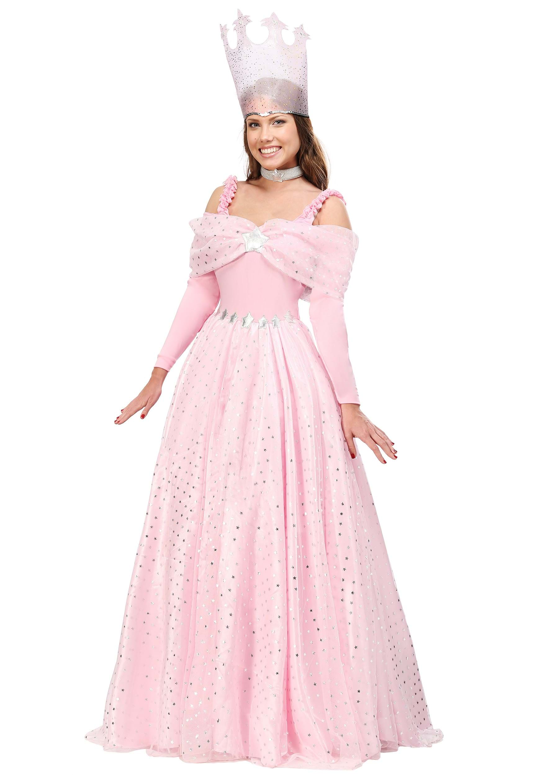 Deluxe Pink Witch Dress Costume for Women. 