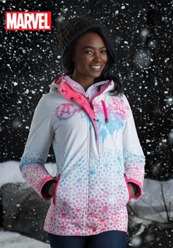 Marvel Avengers Womens Fade Ski Coat