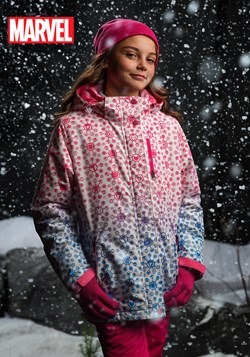 Marvel Avengers Girls All Over Print Ski Coat