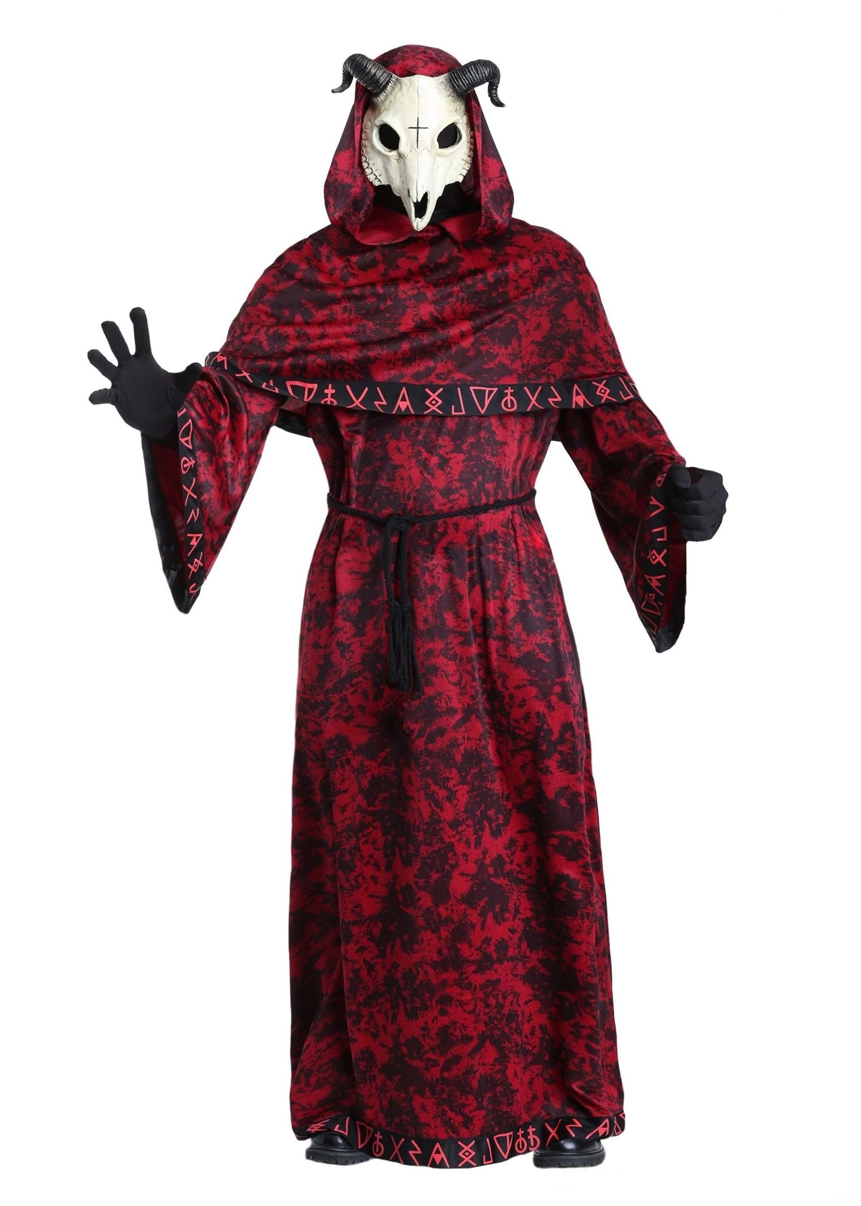 Plus Size Evil Skull Demon Costume for Adults