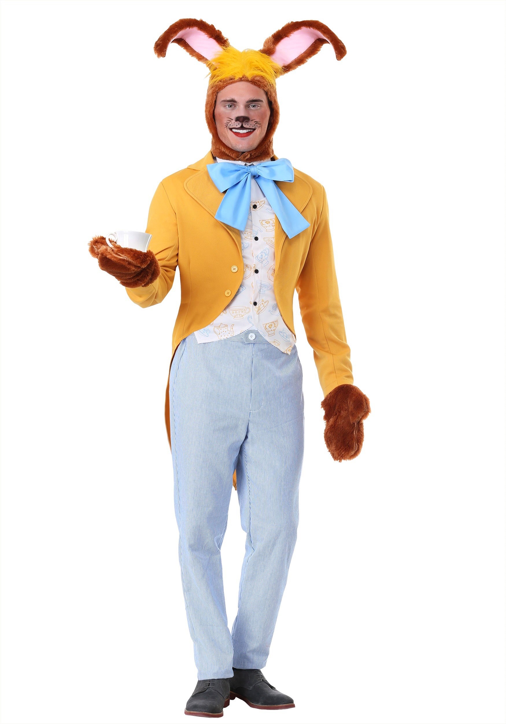 Adult Mens Dark Mad Hatter Tea Party Fancy Dress Costume Jester Clown Magic...