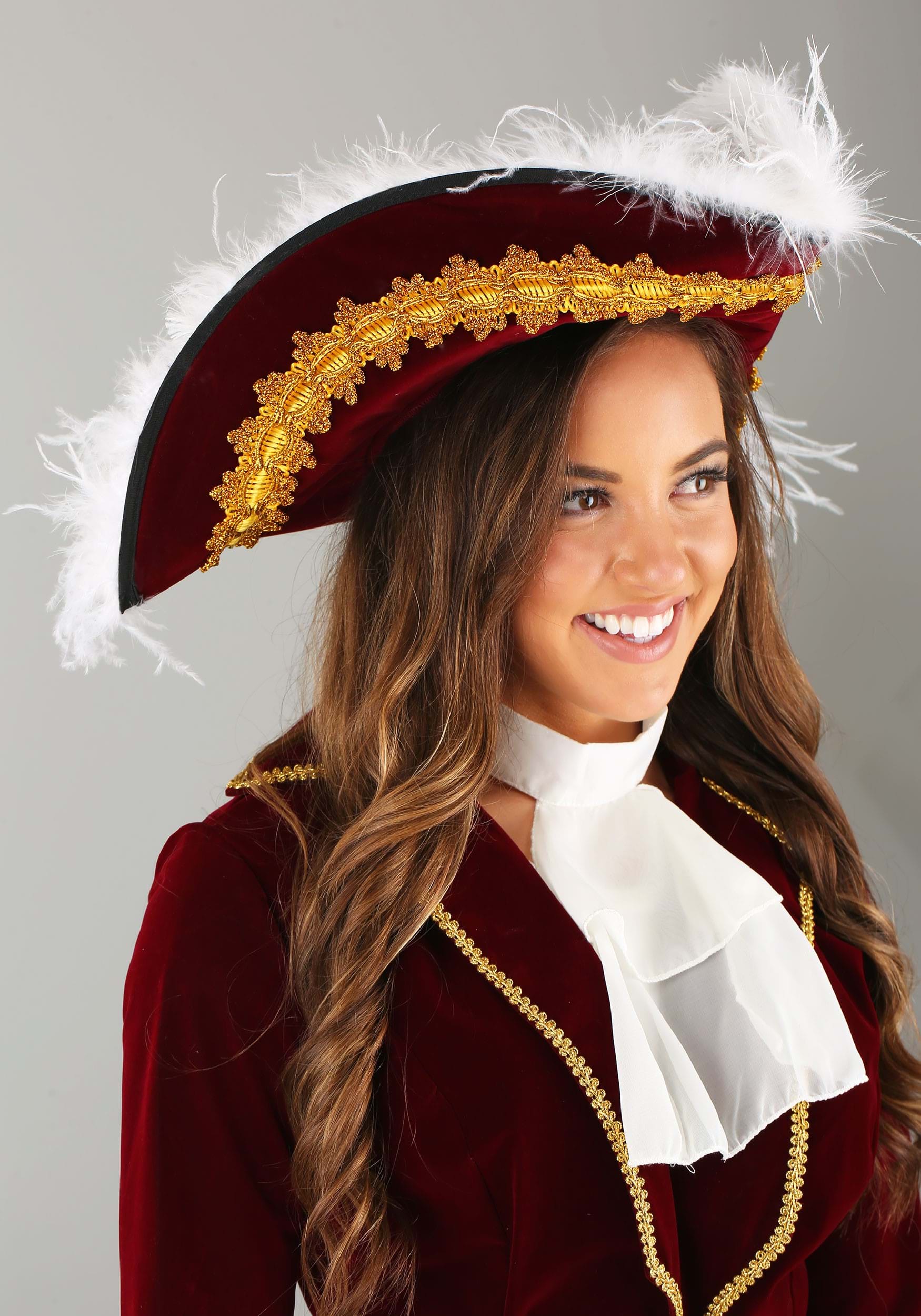 Captain Hook Women's Costume | Adult | Womens | Black/Red/Brown | XS | FUN Costumes