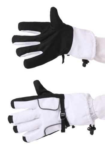 Click Here to buy Astronaut Adult White Gloves from HalloweenCostumes, CDN Funds & Shipping