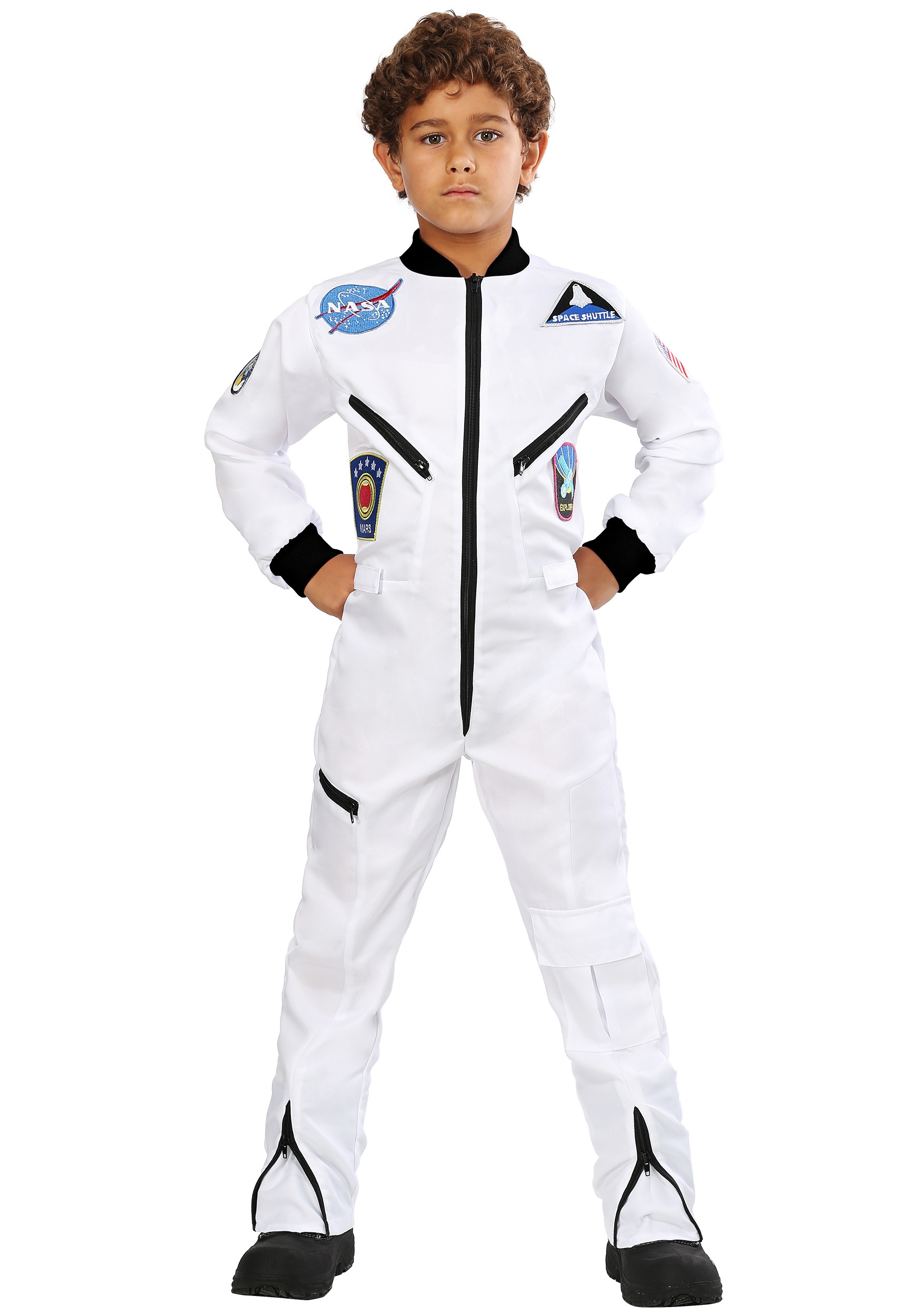 White Astronaut Jumpsuit Costume For Kids , Exclusive Costumes