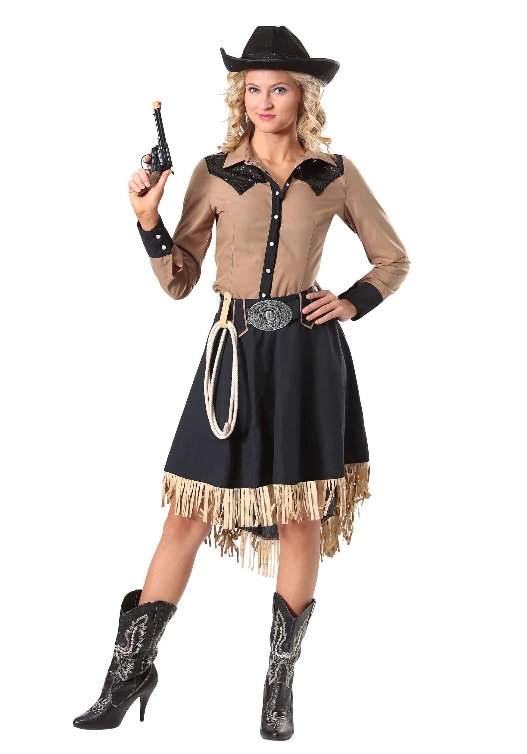 Lasso'n Cowgirl Costume for Women, Western Costume