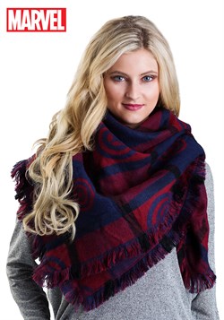 Marvel Captain America Women's Blanket Scarf
