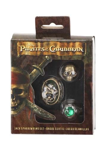Click Here to buy Jack Sparrow Ring Set | Pirate Costume Accessories from HalloweenCostumes, CDN Funds & Shipping