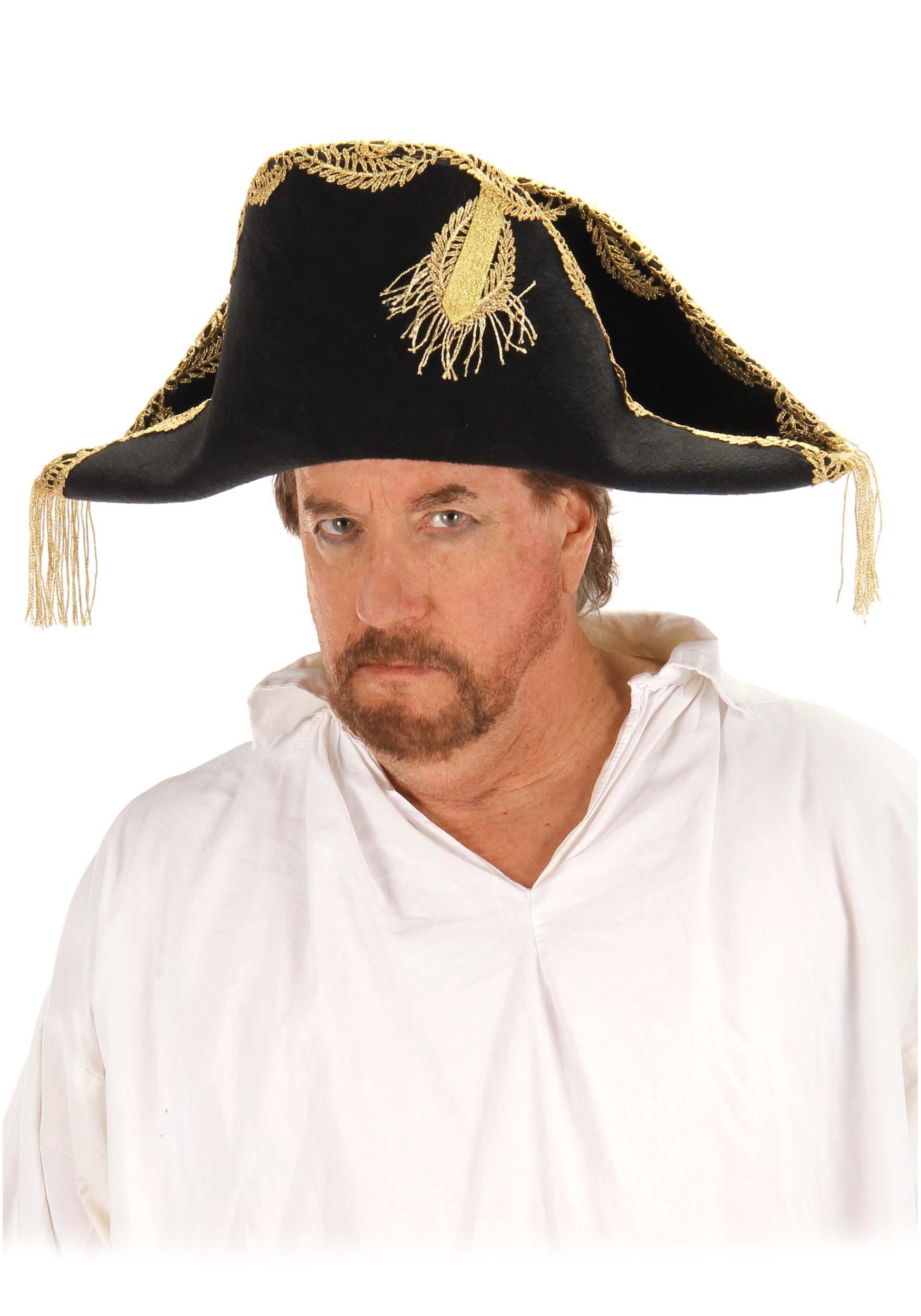 Adult Disney Barbossa Pirate Costume Hat , Pirate Hats