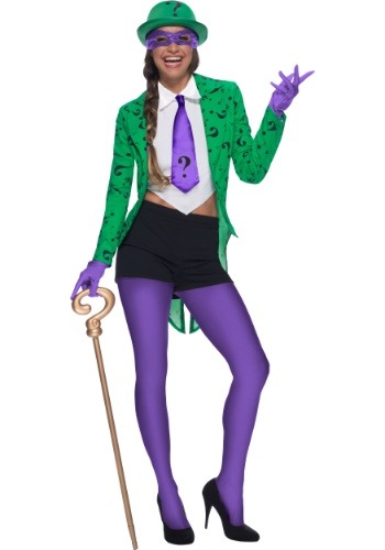 Click Here to buy Riddler Womens Costume from HalloweenCostumes, CDN Funds & Shipping