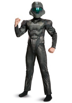 Halo Spartan Buck Classic Boys Muscle Costume