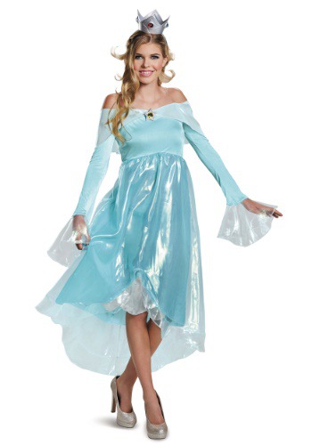 Click Here to buy Super Mario Rosalina Deluxe Womens Costume from HalloweenCostumes, CDN Funds & Shipping