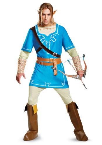 Click Here to buy Legend of Zelda Link Breath of the Wild Deluxe Mens Costume from HalloweenCostumes, CDN Funds & Shipping