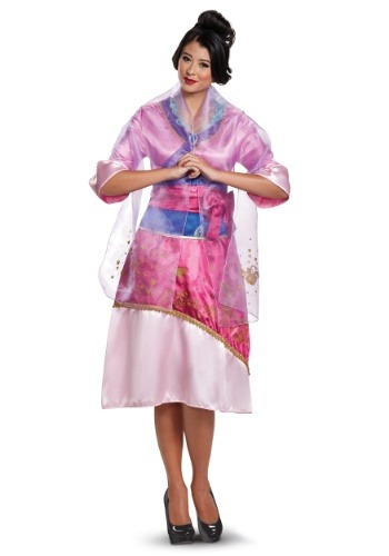 Click Here to buy Disney Mulan Deluxe Womens Costume from HalloweenCostumes, CDN Funds & Shipping