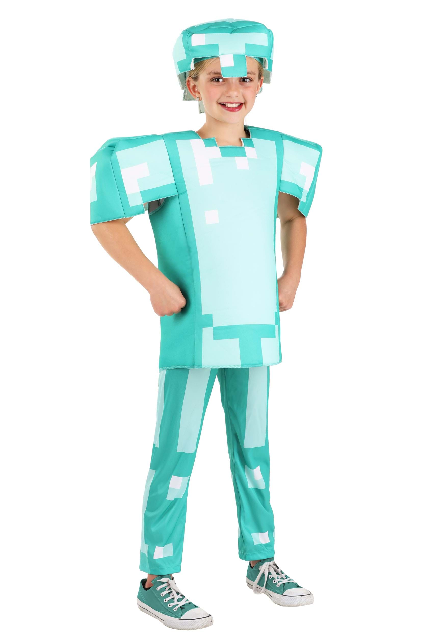 Deluxe Minecraft Armor Costume for Kids