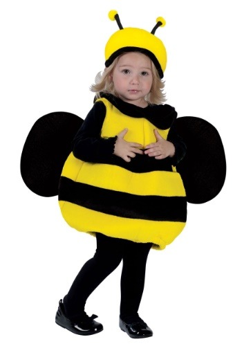 Click Here to buy Bumble Bee Bubble Costume for Toddlers from HalloweenCostumes, CDN Funds & Shipping