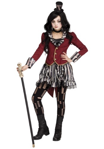 Click Here to buy Girls Freak Show Ringmistress Costume from HalloweenCostumes, CDN Funds & Shipping