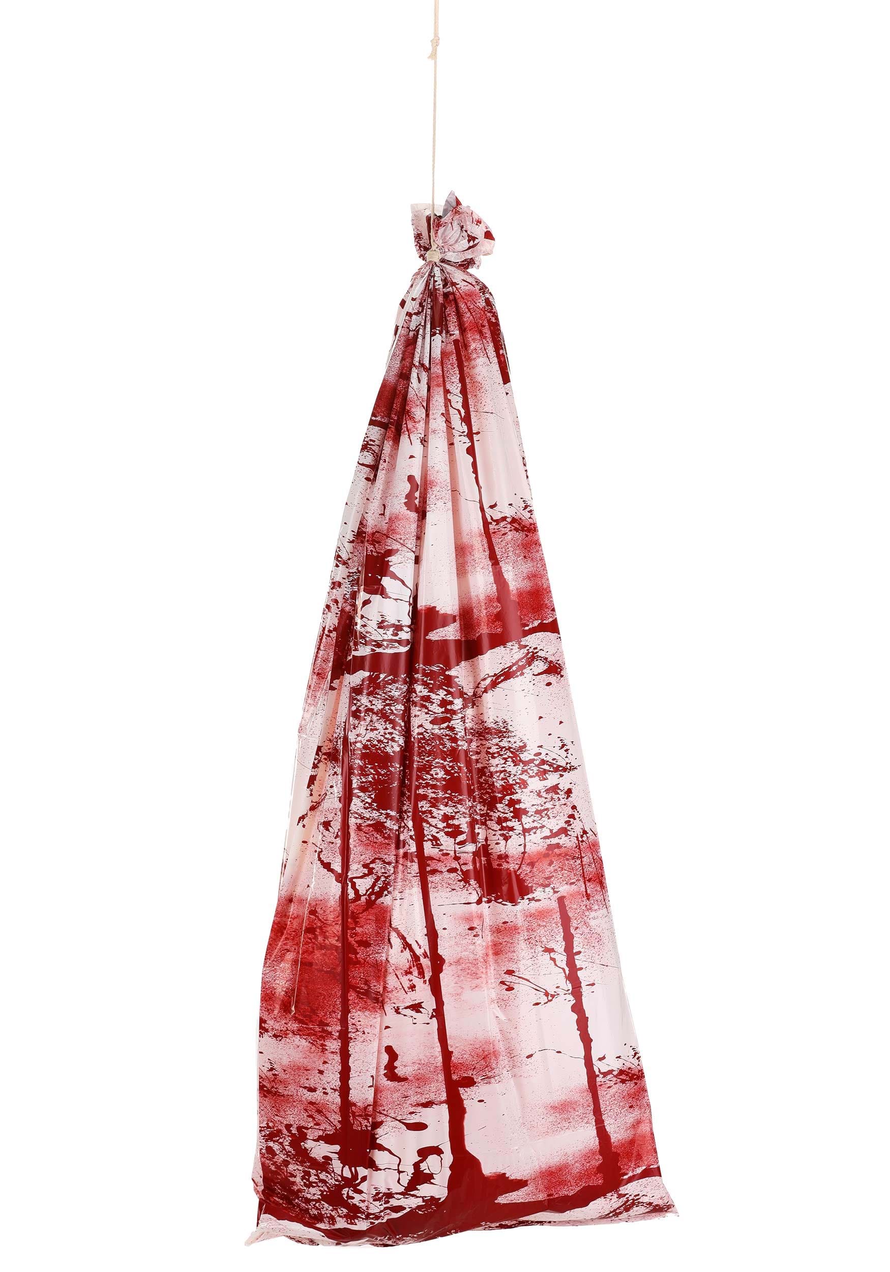 Bloody Body In A Bag Decoration