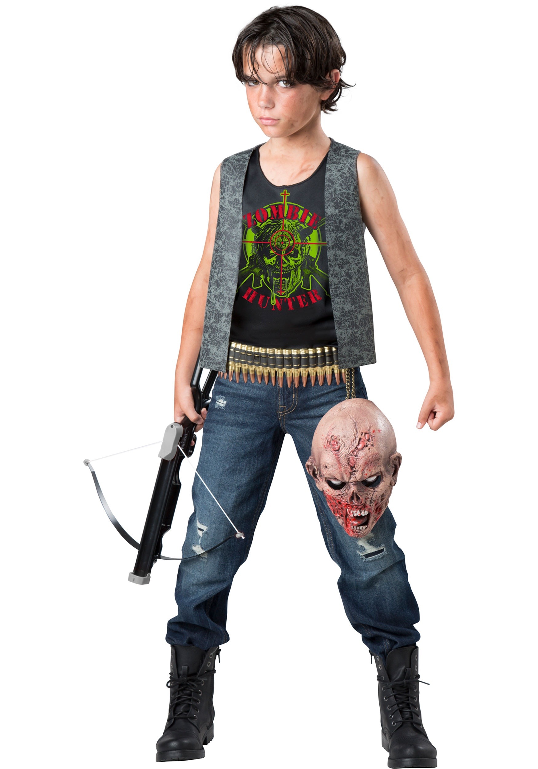 zombie hunter costume boys