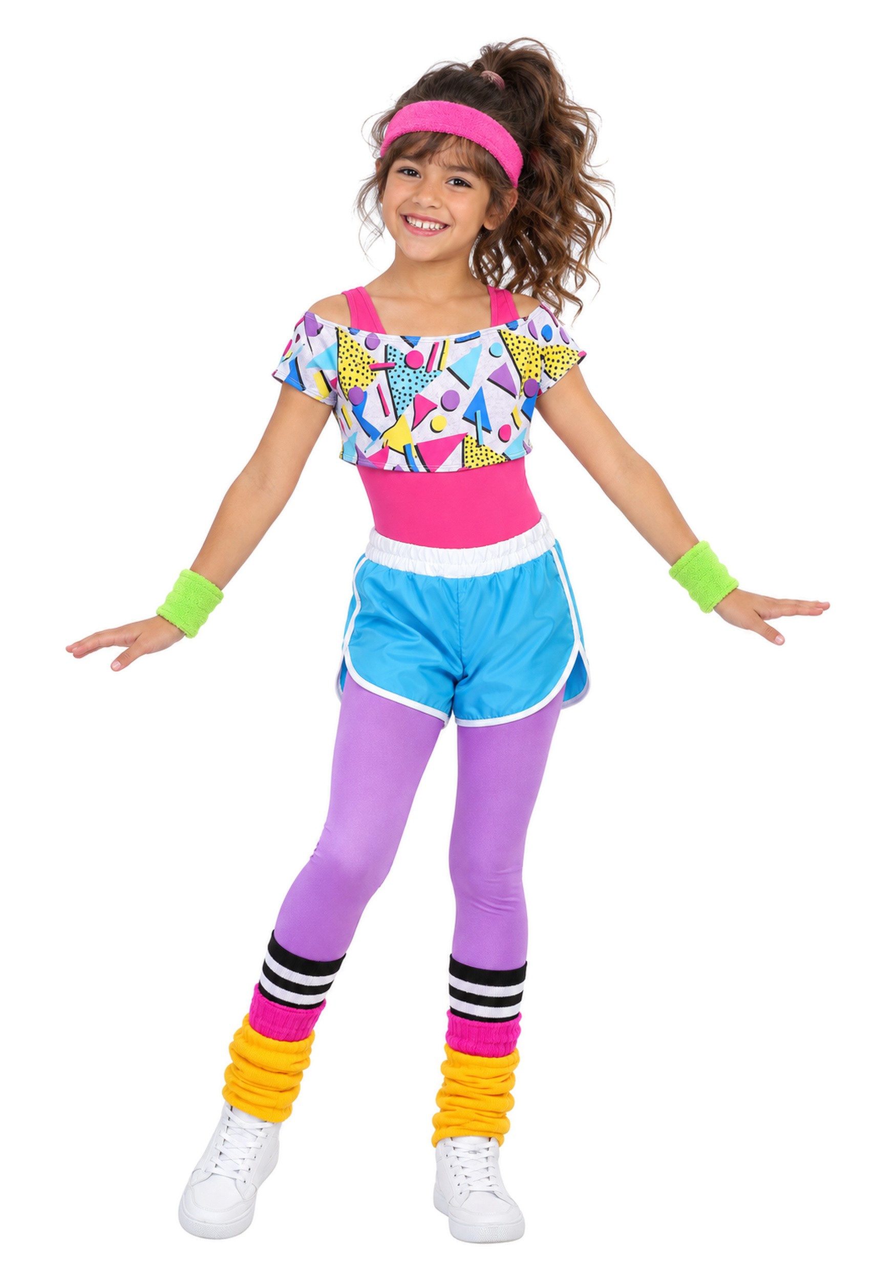 Work It Out 80s Costume for Girls