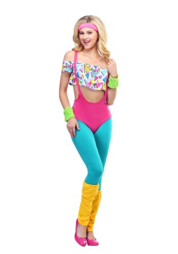 Click Here to buy Work It Out 80s Womens Costume from HalloweenCostumes, CDN Funds & Shipping