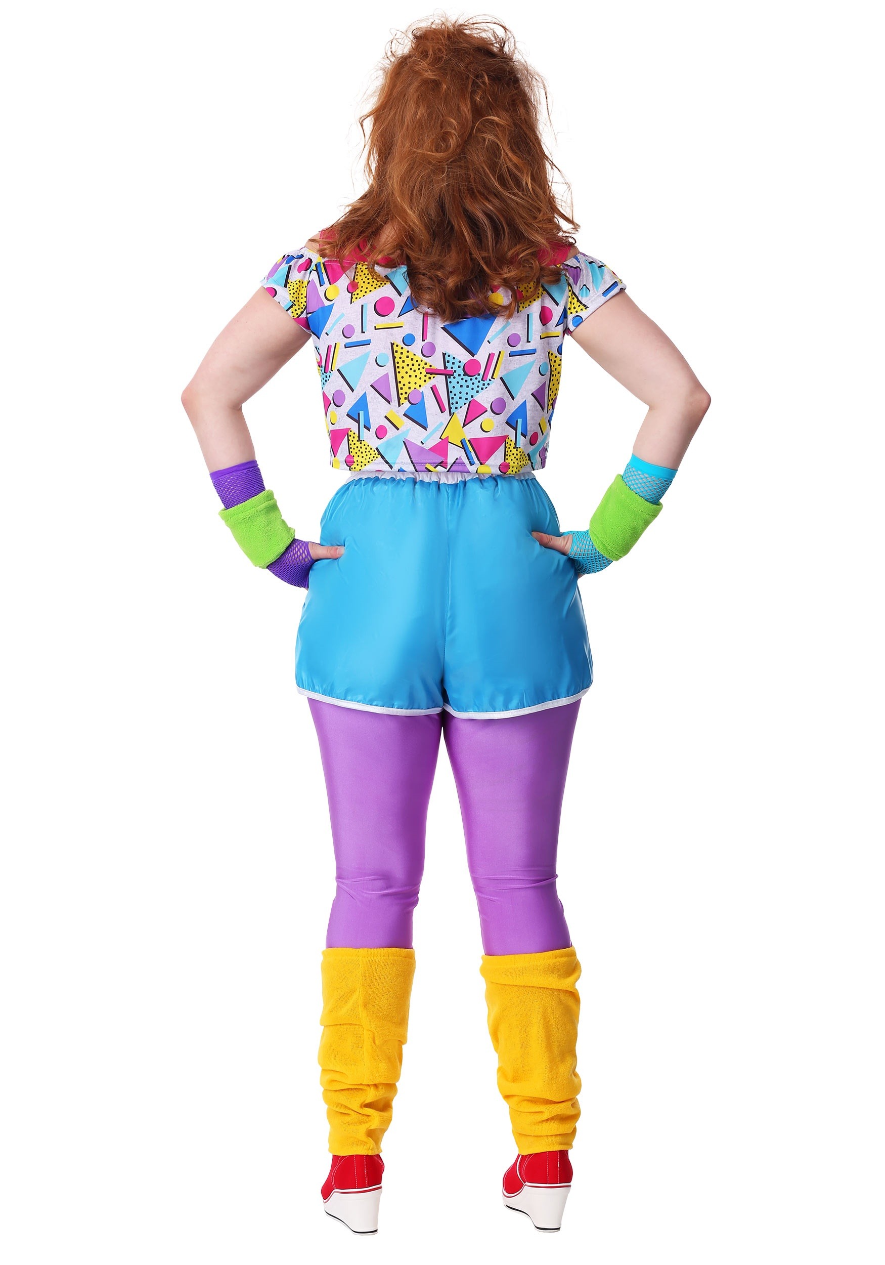 Work It Out 80s Women's Plus Size Costume