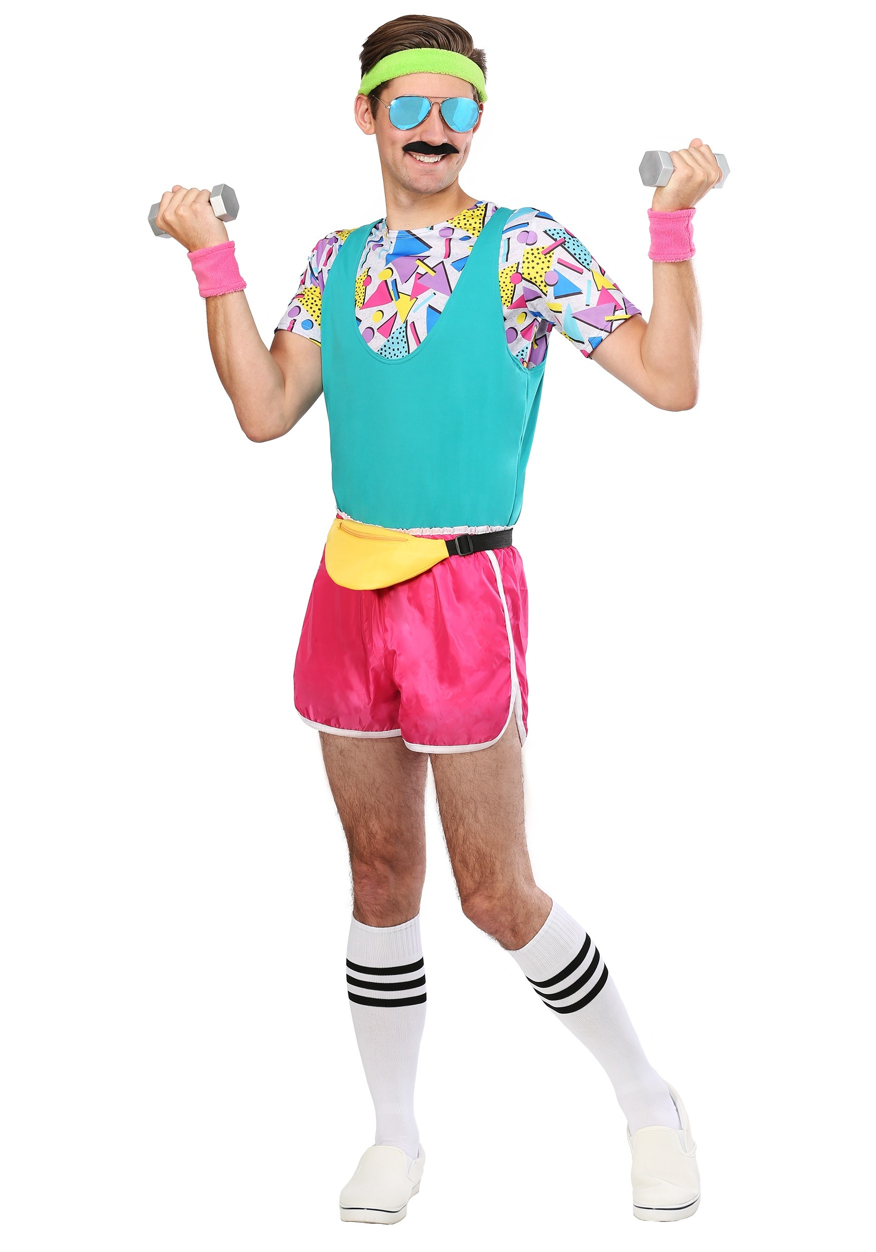 Work It Out 80s Costume for Men