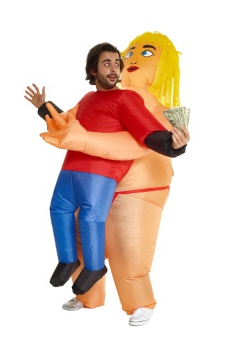 Click Here to buy Pick Me Up Stripper Inflatable Mens Costume from HalloweenCostumes, CDN Funds & Shipping