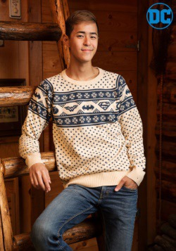 Justice League Adult Holiday Sweater