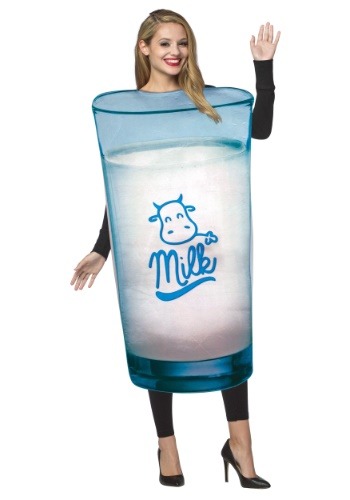 Click Here to buy Get Real Glass O Milk Costume Adult from HalloweenCostumes, CDN Funds & Shipping