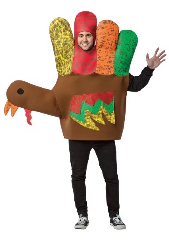 Click Here to buy Hand Turkey Costume for Adults from HalloweenCostumes, CDN Funds & Shipping