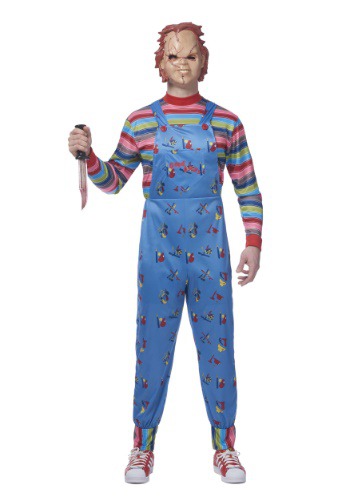 Click Here to buy Chucky Adult Costume from HalloweenCostumes, CDN Funds & Shipping