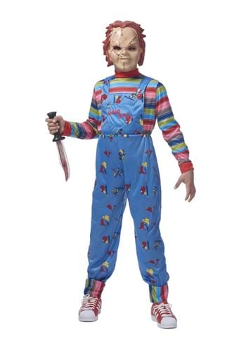 Click Here to buy Chucky Boys Costume from HalloweenCostumes, CDN Funds & Shipping