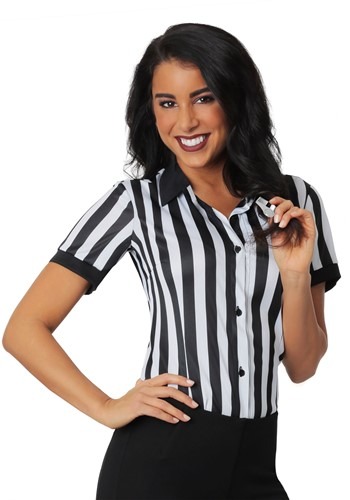 Click Here to buy Referee Shirt for Ladies from HalloweenCostumes, CDN Funds & Shipping