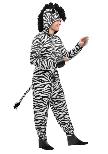 Plus Sized Adult Zebra Costume
