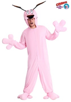 Adult Courage the Cowardly Dog Pajama Costume