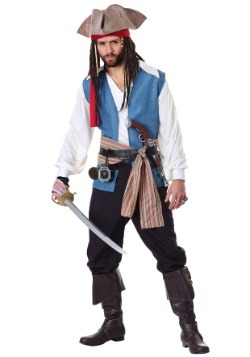 Plus Size Mens Sparrow Pirate Costume