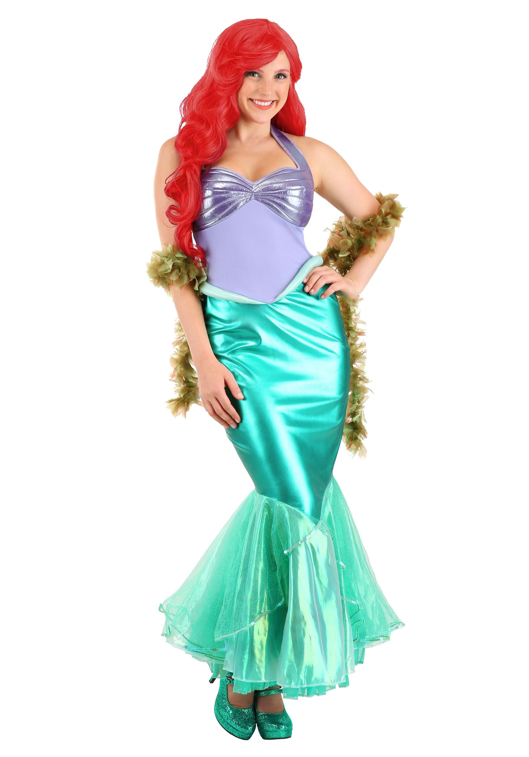 Little Mermaid Ariel Deluxe Costume For Women
