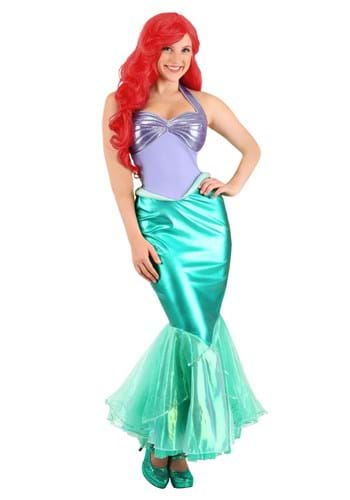 Click Here to buy Little Mermaid Ariel Deluxe Womens Costume from HalloweenCostumes, CDN Funds & Shipping